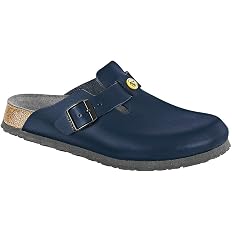 Birkenstock classic Boston, unisex adult clogs, blue, 61380-45 - normales  Fußbett : Amazon.de: Fashion
