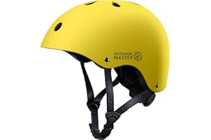 OutdoorMaster Youth & Kids Bike Helmet - Adjustable Multi-Sports Skateboard Helmet with Removable Liners for Balance Bike, Toddler Scooter, One Wheel Hoverboard