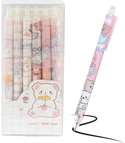 Lot 6 Surligneurs Double Pointe Griffe De Chat - 12 Couleurs Pastel, Yeux Protégés, Marqueurs Esthétiques Pour Étude, Bullet Journal, Scrapbooking