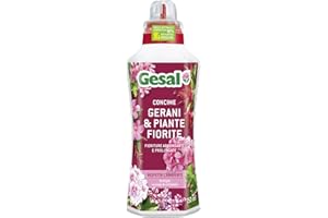 GESAL Concime Gerani & Piante Fiorite, Per Fioriture Abbondanti e Prolungate, 750 ml