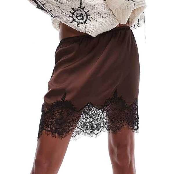Produktbild von DE Damen Halbrock Basic Unterrock Kurze Länge Antistatisch Petticoat