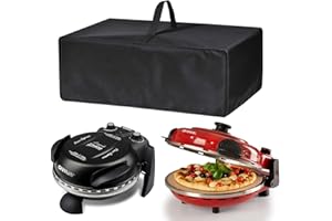 AIRMSA Resistente al calore, impermeabile, copertura universale antipolvere per forni pizza, per forno Ariete, G3 Ferrari G10006, pentola per pizza Express Domo DO9177PZ, pianoforte elettrico e altri