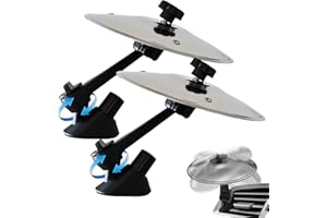 RUMSFEL Piattos antiurto per auto, sfiato per piatti per batteria per autos, piattos per musica antiurto per autos,Basta un tocco o il vento per creare ritmi allegri,Design compatto e installazione istantanea