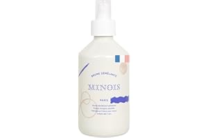 Minois Paris – Brume Démêlante Enfant Tous Types de Cheveux Sans Rinçage – Longs, Épais, Bouclés - Hydrate et Fortifie - Dès 3 Ans - 98% D’Ingrédients D’Origine Naturelle – Made in France - 300ML