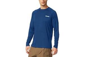baleaf UV Shirt Herren Wasser UV-Schutz UPF 50+ Rashguard Sonnenschutz Langarm Shirt