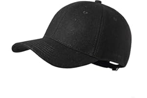 GADIEMKENSD Caps for Baseball Wool Fabric Unstructured Hat Autumn Winter
