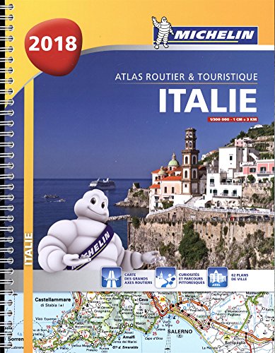 ❃Télécharger❃ Atlas Routier et Touristique Italie 2018 Michelin Livre eBook France