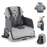 Mobiclinic&reg;, Portable Baby High Chair, Foldable, Travel, with Organizer Compartments, 6-36 Months, Up to 15 kg, Adjustable 5-