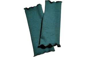 Britta Meier Alpen-Fleece (Kuschel-Sweaty) Pulswärmer (Armstulpen) mit Rüschennaht aus der Nähwerkstatt