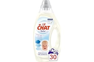 MIROR Le Chat Bébé - Lessive Liquide - 1,60 L - 30 Lavages