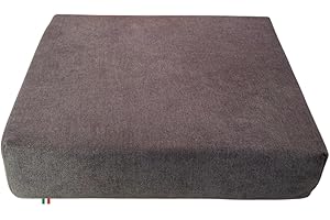 GM Coussin anti-escarres pour fauteuil roulant 42 x 42 x 8 cm, coussin anti-escarres pour chaise en mousse à mémoire de forme et polyuréthane pour fauteuil roulant pour personnes âgées, fabriqué en