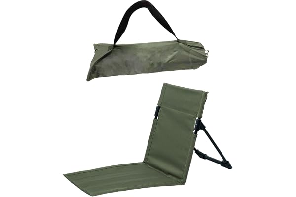 MagiDeal Chaise de Support Dorsal pour la Plage, Siège de Plage Pliable, Portable Durable pour la Randonnée, Le Camping, la Plage, Vert