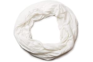 styleBREAKER Damen Jersey Loop Schlauchschal in Crash-Optik | Leichter elastischer Sommerschal Unifarben | Weich & Modisch | One Size