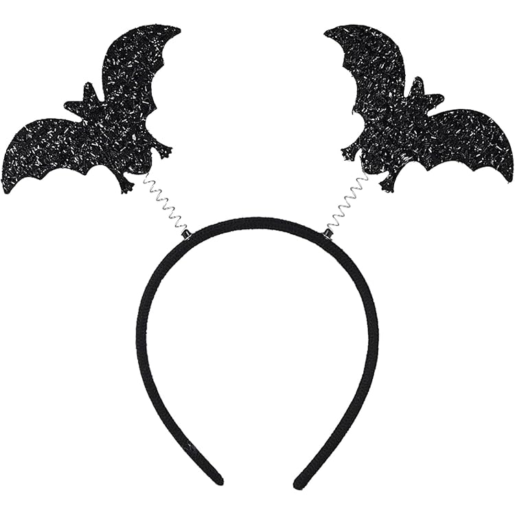 Halloween Fledermaus & Spinne Haarreif Set Mit Zauberstab – 4-teiliges Kostümzubehör Für Mottoparty