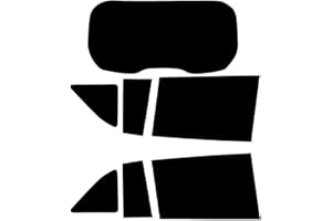 PSSC WINDOW FILM PSSC Pre Cut Rear Car Window Films fits for Ford Grand C Max 2010 to 2016 05% Very Dark Limo Tint