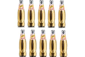 KROMBACHER Schweppes White Peach 10 x 200 ml de boisson rafraîchissante en verre avec goût de pêche blanc