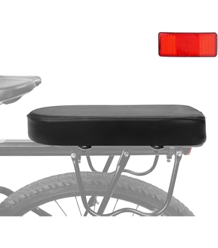 ZodiacZen Fahrrad-Rücksitzkissen - Bequemer Sitz Für Kinder & Erwachsene Am Mountainbike