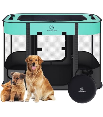 Faltbarer Haustier-Laufstall – 100x38 Cm, Mit Netz Und Reißverschluss, Für Katzen, Welpen & Kleintiere