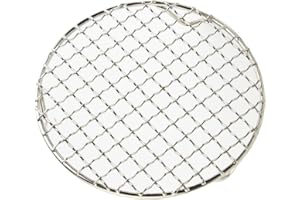 CWOQOCW Rejilla redonda de acero inoxidable 201 para enfriar productos horneados o asar carnes (30,5 cm)