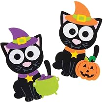 Activite Manuelle Halloween Loisirs Créatifs Kit Décoration Citrouille Halloween - 8 Pièces En Mousse Avec Autocollants, Pour Enfants Décoration Halloween Enfant Kit Halloween