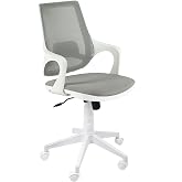 AULE White Work Chair, Office Chair, Computer Chair, Computer Office Chair