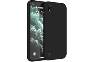 Topme Coque pour Samsung Galaxy A10 (6.2" inches) Etui Housse, Protecteur de Peau en Silicone TPU - Le Noir