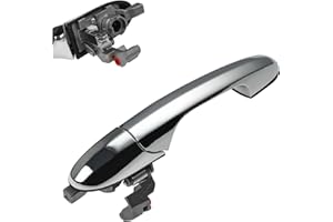 YAOPEI 73545876 735592026, Maniglia sinistra esterna per portiera dell’auto, cromata, lato passeggero (compatibilità non garantita con veicoli con guida a sinistra)