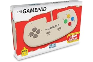 RETRO GAMES Koch Distribution The A500 Mini Joypad (Cream Colour)