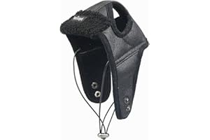 Leconpet Dog Aviator Hat, Dog Winter Pilot Hat with Ear Flaps for Cold Weather (Small, Black)