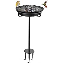 Fontana Per Uccelli Marrone Abbeveratoio Per Uccelli In Ferro Per Giar Accento Decorativo Allaperto