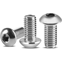 Bulloni A Brugola M2 Viti A Brugola Testa A Bottone M2 In Acciaio Inox A2 - Standard ISO 7380, Esagono Interno Viti Esagono Interno 304
