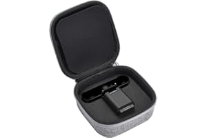 Janjunsi Étui Portable pour Webcam Compatible avec Logitech Brio 4K/BRIO Ultra HD Webcam - Housse de Protection pour Sac de Rangement pour Appareil Photo Hard Box