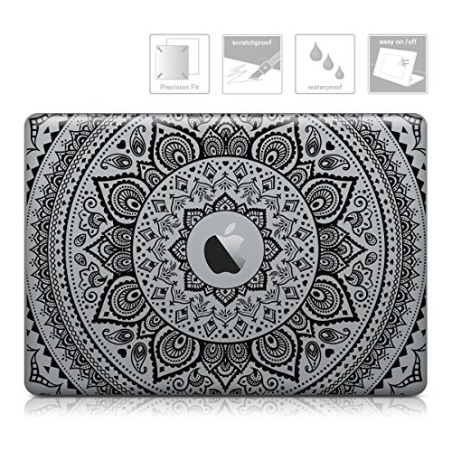 kwmobile Aufkleber Sticker für Apple MacBook Pro 13″ (ab 2016) Touchbar Skin Folie Voderseite Decal Indische Sonne Design - 2