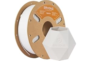 ERYONE Filamento per stampa 3D PLA effetto opaco, 1.75mm Tolleranza ±0.03, 1kg per rotolo, Bianco