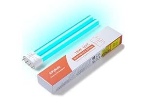 AffyBulb 18W 2G11 PLL Bombilla UV de reemplazo, para máquina de filtros UVC de Estanque o clarificadores