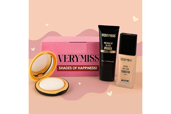 VERYMISS Makeup Combo Pack of 3 Vegan Easy Application Best Makeup Kit for Women & Girls Ideal Gift Set (1 count (Pack of 3))
