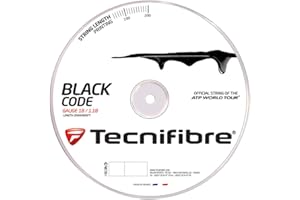 Tecnifibre Bobine de Cordage de Tennis Black Code