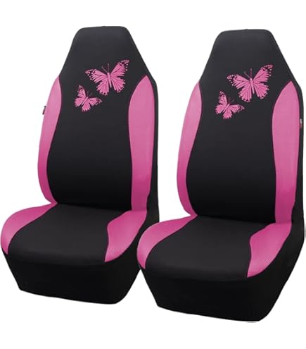 Pastel Pink Boho Patchwork Car Seat Covers Set, Faux Quilted Printed Fabric Car Accessories, Car Mats, Steering Wheel Cover