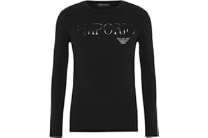 Emporio Armani Maglietta Uomo 111653 CC716, T-Shirt Manica Lunga, Girocollo