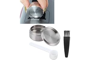 SALALIS Kapsułka do kawy, materiał ze stali nierdzewnej kapsułka ze stali nierdzewnej łatwa w użyciu do ekspresu do kawy DELTA Q NDIQ7323