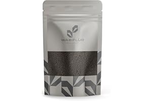 WabiFlur Soil - Substrato Naturale per Acquari d'Acqua Dolce e Nano Garden | Promuove la Crescita Rigogliosa delle Piante | Perfetto per Crostacei | Confezione da 500 g