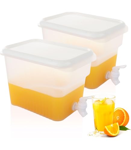 3L Slim Fridge Water Dispenser with Tap - by Bar Amigos Plastic PETG 3L Slim Fridge Water Dispenser with Tap - by Bar Amigos Plastic PETG