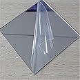 BIGMALL Silver Mirror Acrylic Sheet 2 mm 12 inch X 12 inch / 12"x12" Pack of 2pcs (Acrylic, 12X12X2PCS)