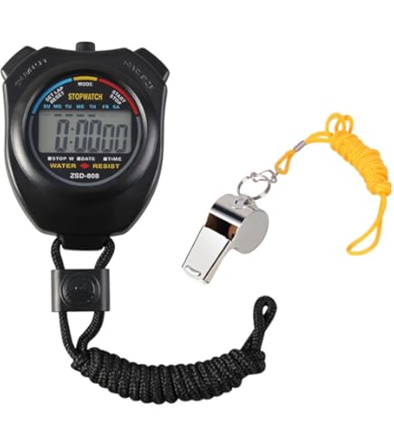 Digitale Sport-Stoppuhr – Handlich Mit Armband, Timer, Alarm & Durchschnittsgeschwindigkeit
