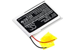 TECHTEK Batteri 300mAh kompatibel med [Garmin] Fenix 6X, Fenix 6X Pro Solar, Tactix Delta Solar ersätter 361-00126-00