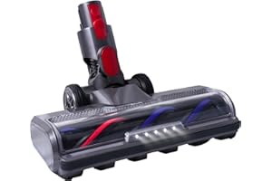 ‎ZEYXINH ZEYXINH Bürste Ersatzteil Kompatibel mit Dyson V7, V8, V10, V11, V15 Staubsauger: Bodenbürste mit Direktantrieb und 5 LED-Zubehör für Turbobürste mit für Kurzflorige Hartboden und Teppiche