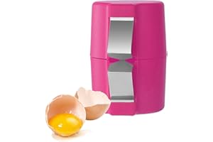 HIGYEE Eierknacker – Eierschalenöffner | Tragbares Hand Eierschalen Trenner Ei Cracking Werkzeug | Küchen Eierknacker Trennwerkzeug, Küchen Backwerkzeuge Für Die Küche Im Wohnheim (Rosa)