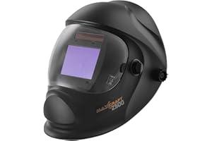 MAXCRAFT Automatik Schweißhelm mit Verdunklungsfunktion Schweißmaske Schweißschirm Solar Schweißschild Schweißen, Schneiden, Schleifen - 4 Sensoren - Z500