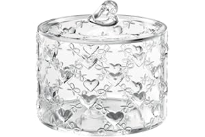 Guzzini Contenitore Piccolo con Coperchio Love, Trasparente, Ø10.7 x h11 cm