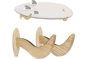 TWO STONES Estante de Pared para Tabla de Surf - Soporte Multifuncional